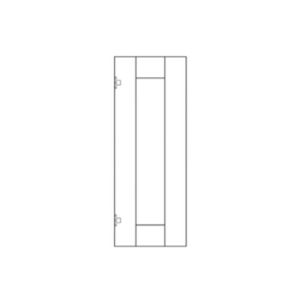 OVDW39 Shaker Ocean Blue 39"H Wall Deco Door 