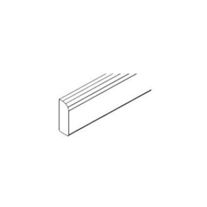1" Scribe molding Elegance Frost Accessories - Mouldings - 1" Wide x 96" High x <sup>1/4</sup>" Deep